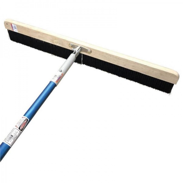 Kraft Wooden Concrete Finishing Broom Kit (35mm) - 1 Pole