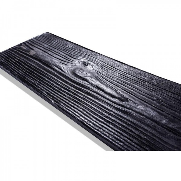 Concrete Imprint Mat - Single Wood Plank 80 x 18.5cm