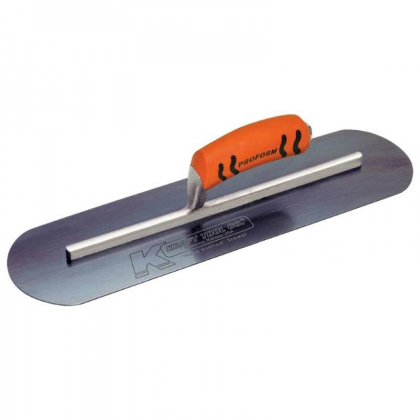 Kraft Blue Steel Pool Trowel Proform Handle Short Shank